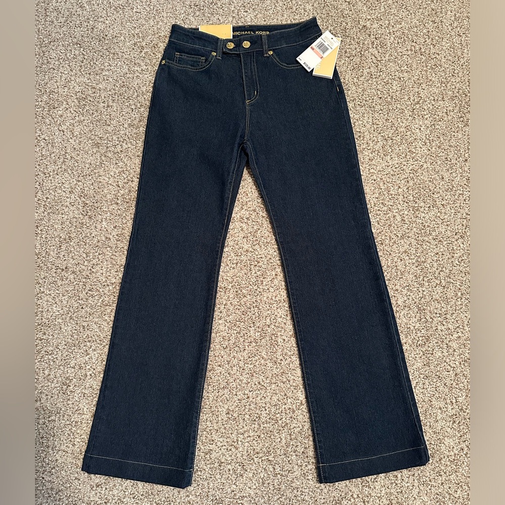 MICHAEL Michael Kors Dark Blue Boot Cut Jeans